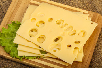 Sliced cheese