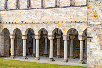 Fototapeta premium Monastery ruins in Paulinzella in Thuringia