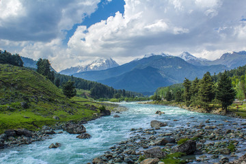 Fototapeta na wymiar Kashmir landscape 