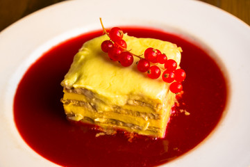 Colorful vanilla cake