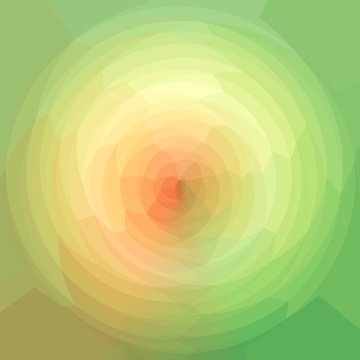 Triangular Pattern in Sphere. Color Spectrum Geometric Pattern.