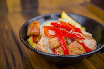 Fried meat pieces - spanish tapas