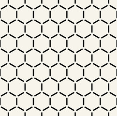 Fototapeta premium geometric lines hexagon minimal pattern vector background