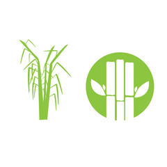 Fototapeta na wymiar Sugar cane flat icons set illustration vector