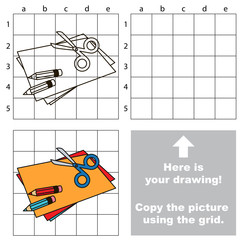 Copy the image using grid.