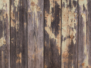 Naklejka premium Old wooden planks texture for background.
