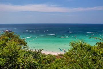 Tropical island Koh Larn in Thailand