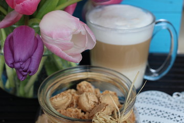 coffee time, lovely coffee time, time for coffee, black coffee, cafe late, caffee latte, cookies, sweet time, coffee break, coffe with milk, milky coffee, 