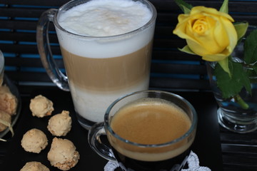 coffee time, lovely coffee time, time for coffee, black coffee, cafe late, caffee latte, cookies, sweet time, coffee break, coffe with milk, milky coffee, 
