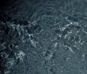 Dark water bubbles