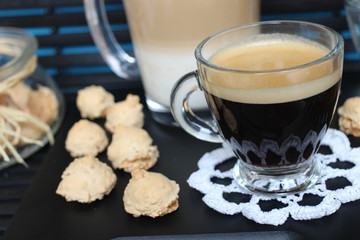 coffee time, lovely coffee time, time for coffee, black coffee, cafe late, caffee latte, cookies, sweet time, coffee break, coffe with milk, milky coffee, 