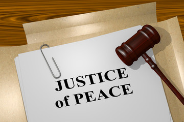 Justice of Peace concept