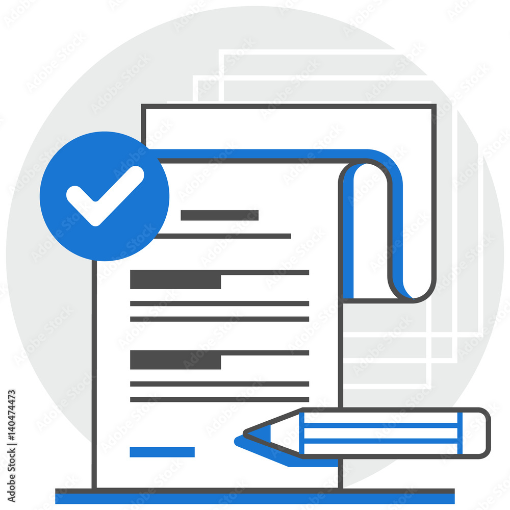 Poster apply a job - infographic icon elements from human resource set. flat thin line icon pictogram for w