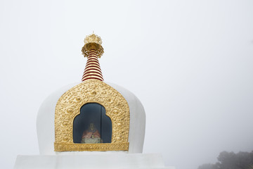 View of  stupa in Alpujarra, Granada.Spain