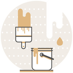 Design - Infographic Icon Elements from Creative Process Set. Flat Thin Line Icon Pictogram for Website and Mobile Application Graphics.