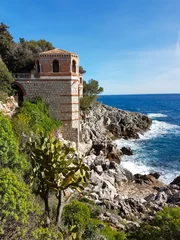 Cercles muraux Villefranche-sur-Mer, Côte d’Azur Beautiful View Of Mediterranean Seascape