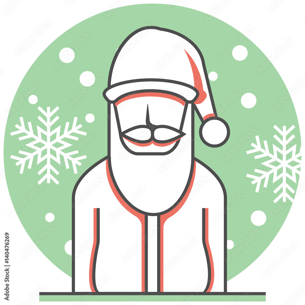 Poster best wish - infographic icon elements from christmas and new year set. flat thin line icon pictogram