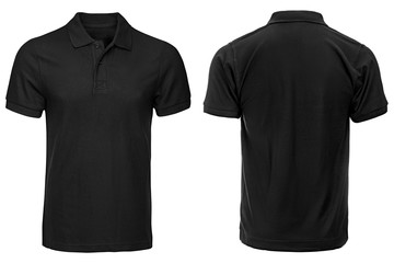 Black Polo shirt, clothes - 140476866