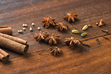 various spices