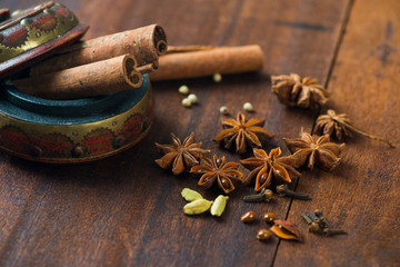 various spices