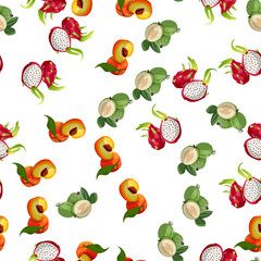 exotic tropical fruit