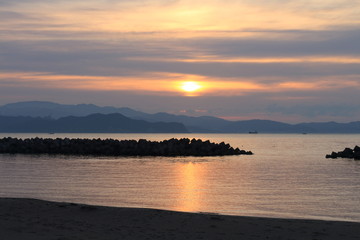 瀬戸内海の朝
