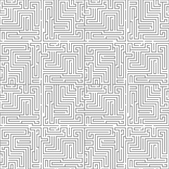 Intricacy labyrinth maze seamless pattern background design template vector illustration