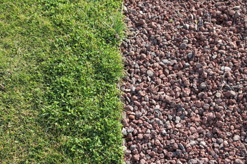 grass and gravel