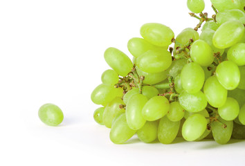 Green fresh ripe grape