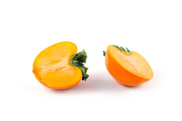 Ripe fresh persimmon
