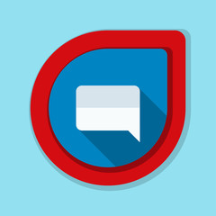 Chat Mesage button illustration