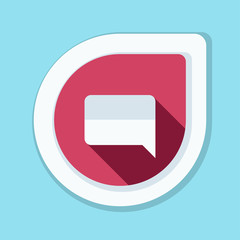 Chat Mesage button illustration