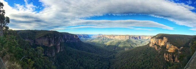 Beautiful view of the blue mountain, Sydney Australia