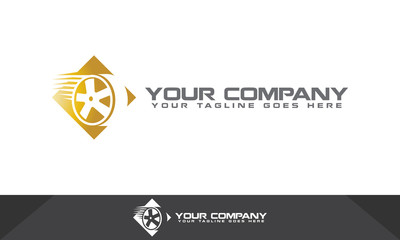 Automotive logo, logo template