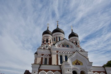 Exterior of Alexander Newski Cathedral, Tallinn