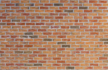 Red brick wall suitable for a background