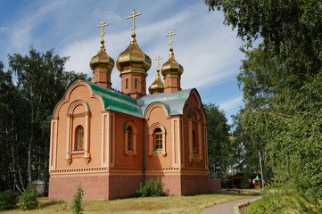 Fototapeta na wymiar Omsk Region, Achair Monastery