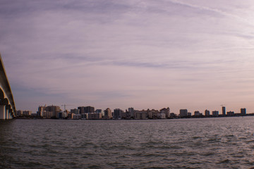 Fototapeta premium Sarasota Bay and downtown 