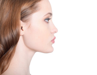 Portrait of a beautiful young girl 