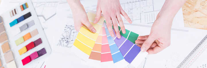 Choosing paint color for renovation