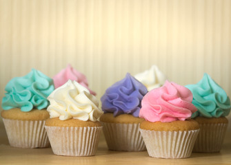 Pretty Pastel Cupcakes