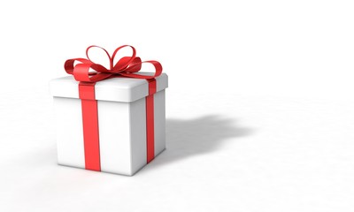 Background gift box model, 3d render