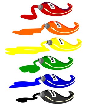 pinturas de colores