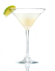 Poster Daiquiri cocktail with lime slice © smspsy