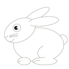 Cartoon outlined object.