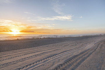 Beach sunrise on Surfers Paradise Gold Coast, Australia