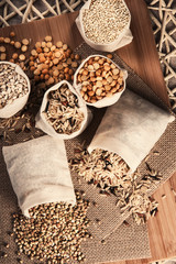 Variaty of row cereals