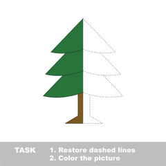 Fototapeta premium Vector trace game.