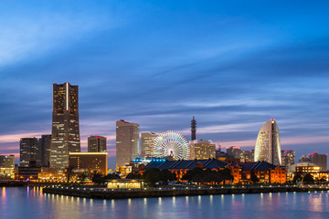 Evening scenery of Yokohama Minato Mirai - 横浜みなとみらいの夕景２