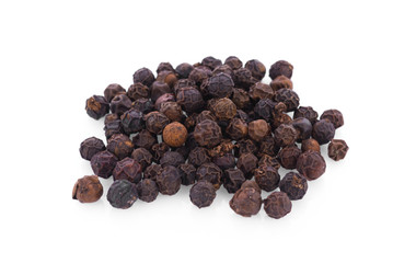 pepper corn on white background
